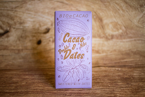 Chocolat aux dattes éclats de cacao 51% 90 g BIO