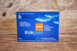 Sardines à l’huile d’olive 95 g BIO