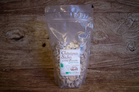 Châtaignes sèches entières 500 g BIO